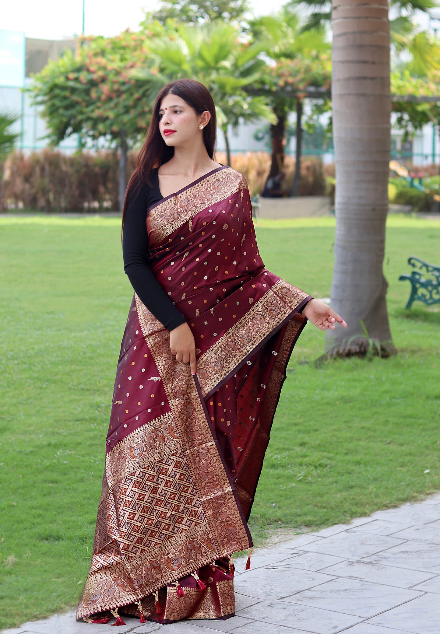 Party Wear Silk Saree