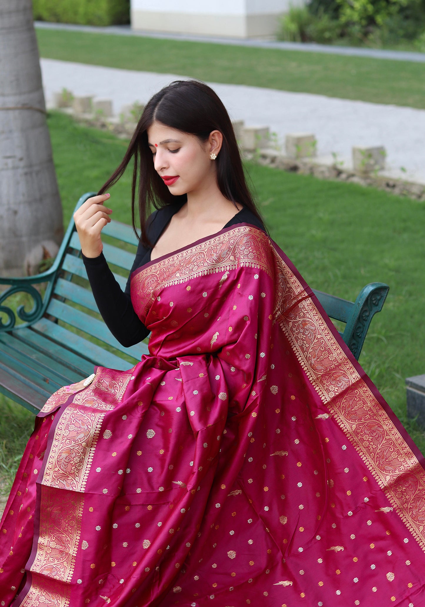 Party Wear Silk Saree