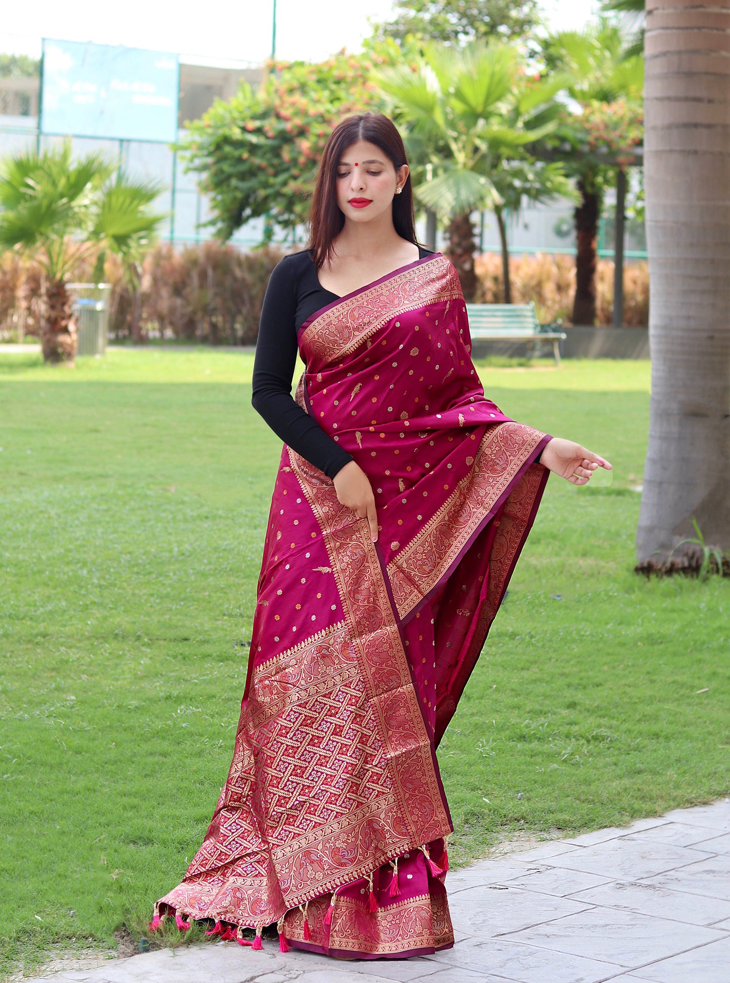 Party Wear Silk Saree