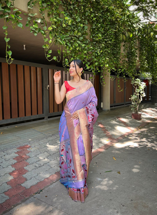 Silk Weaving Party Wear Saree