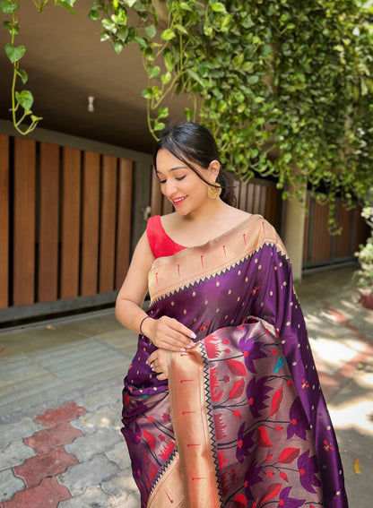 Silk Weaving Party Wear Saree