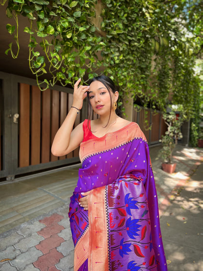 Silk Weaving Party Wear Saree