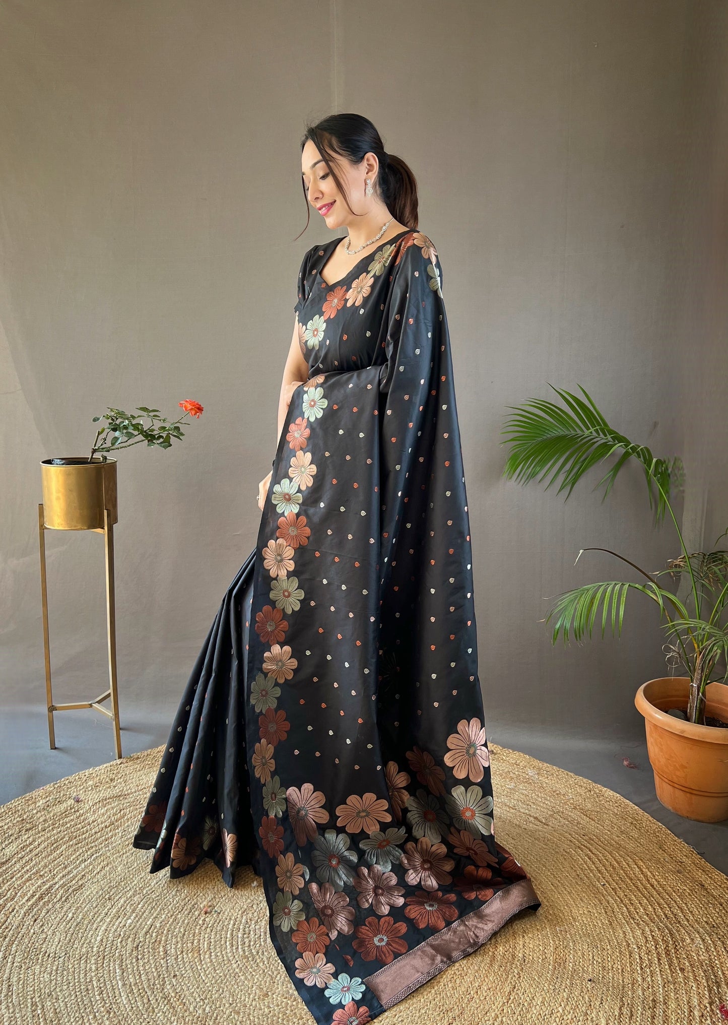 Beautiful Silk Party Wear Saree