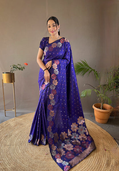 Beautiful Silk Party Wear Saree