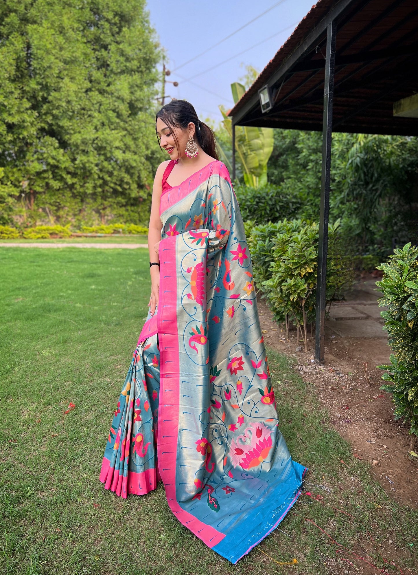 Regal Silk Sarees for Party Glamour