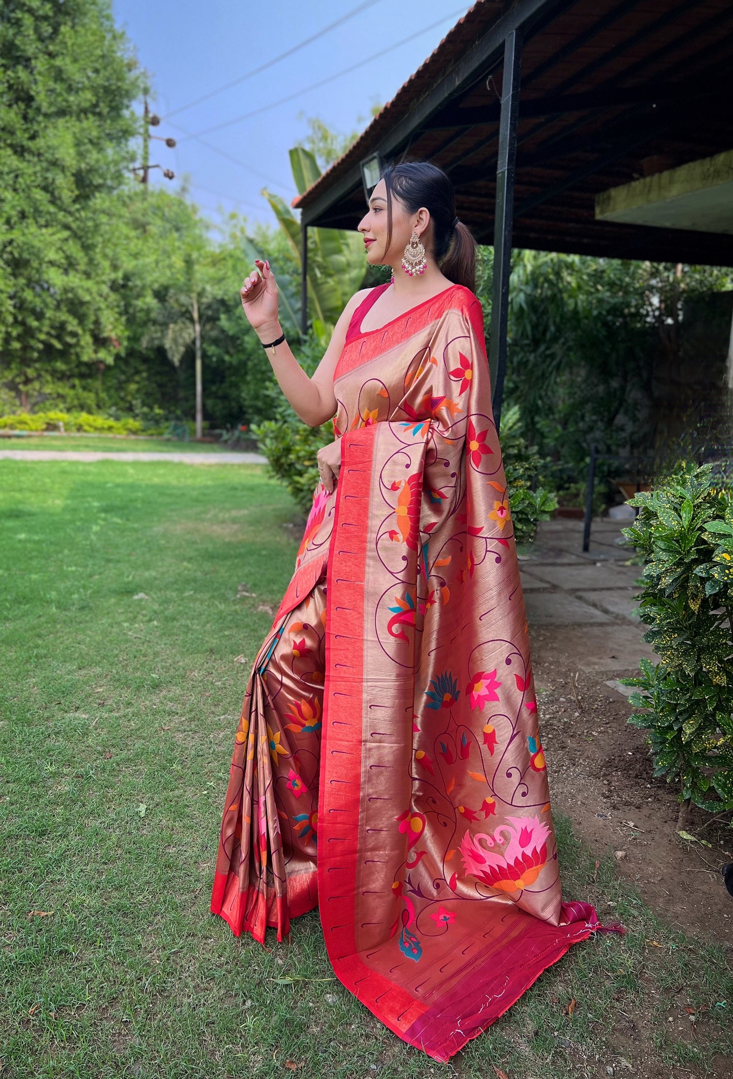 Regal Silk Sarees for Party Glamour