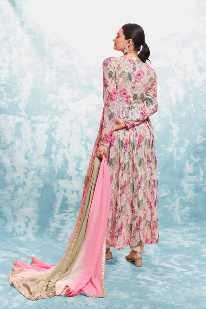 Ready Made Printed Maxi Salwar Suit