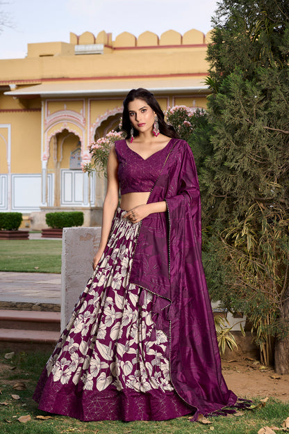 Regal Threads Tussar Silk Lehenga Choli