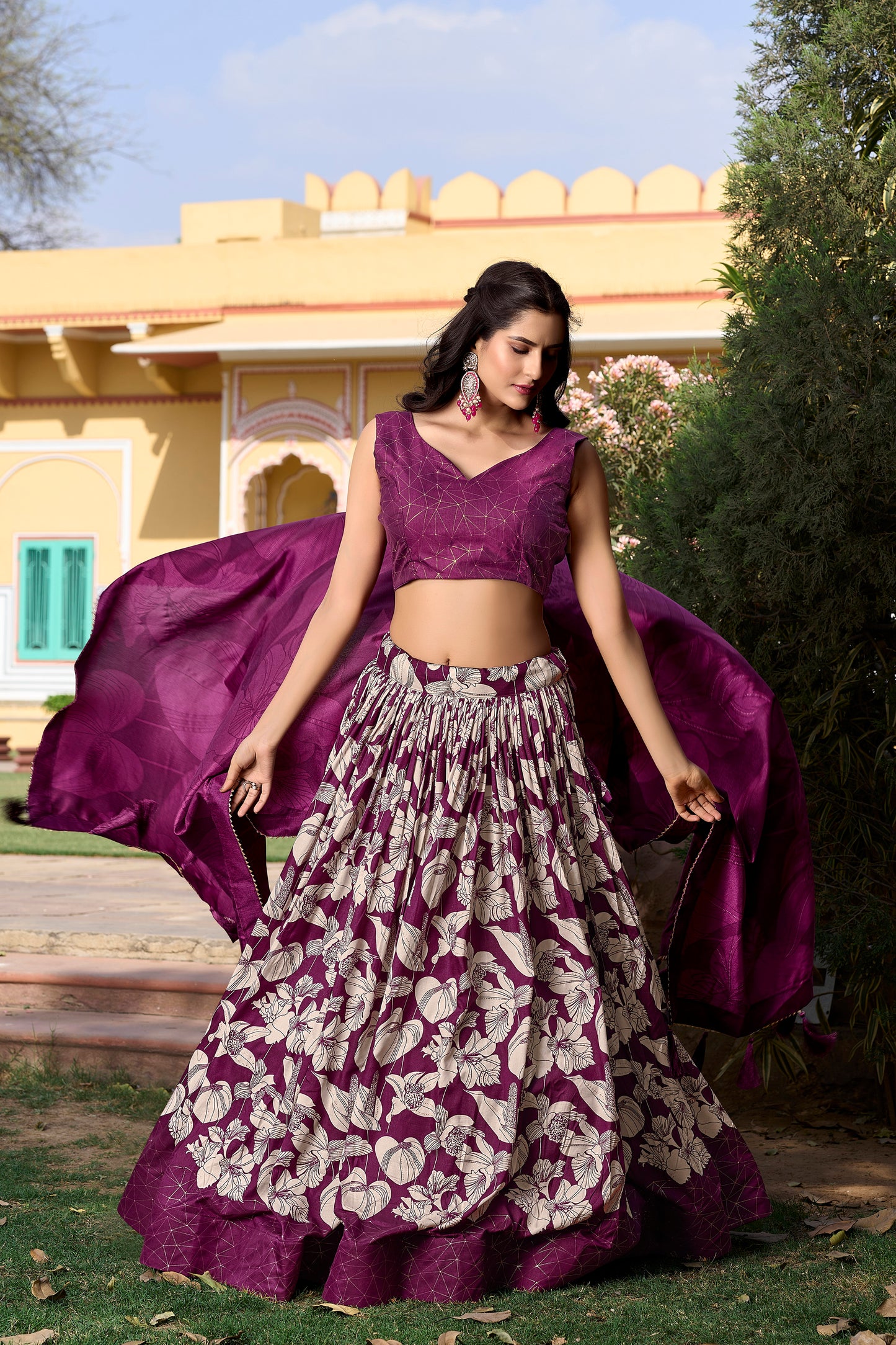 Regal Threads Tussar Silk Lehenga Choli