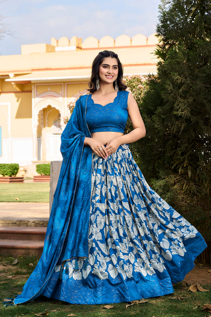 Regal Threads Tussar Silk Lehenga Choli