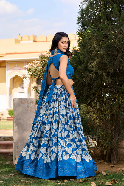 Regal Threads Tussar Silk Lehenga Choli