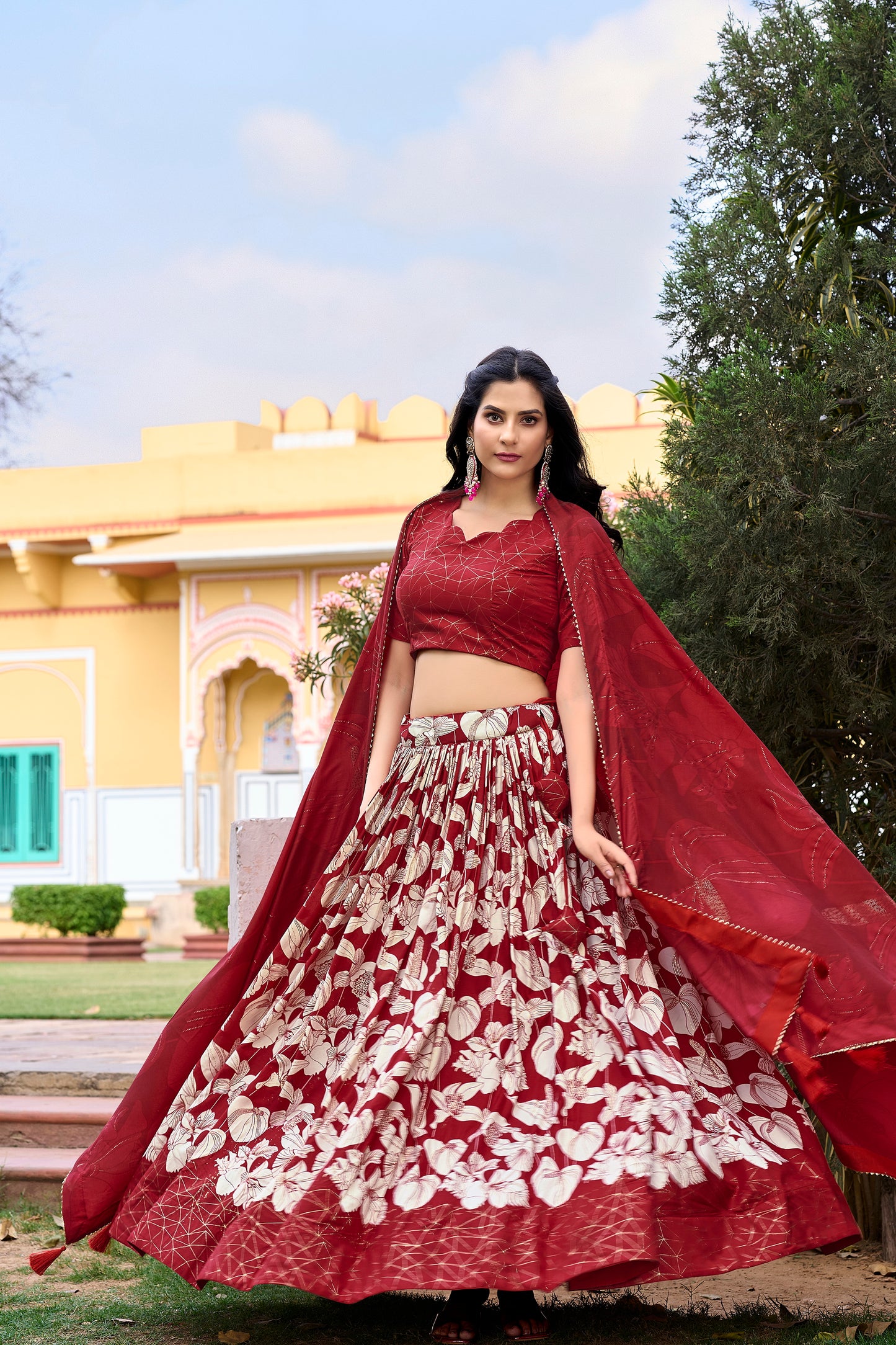 Regal Threads Tussar Silk Lehenga Choli