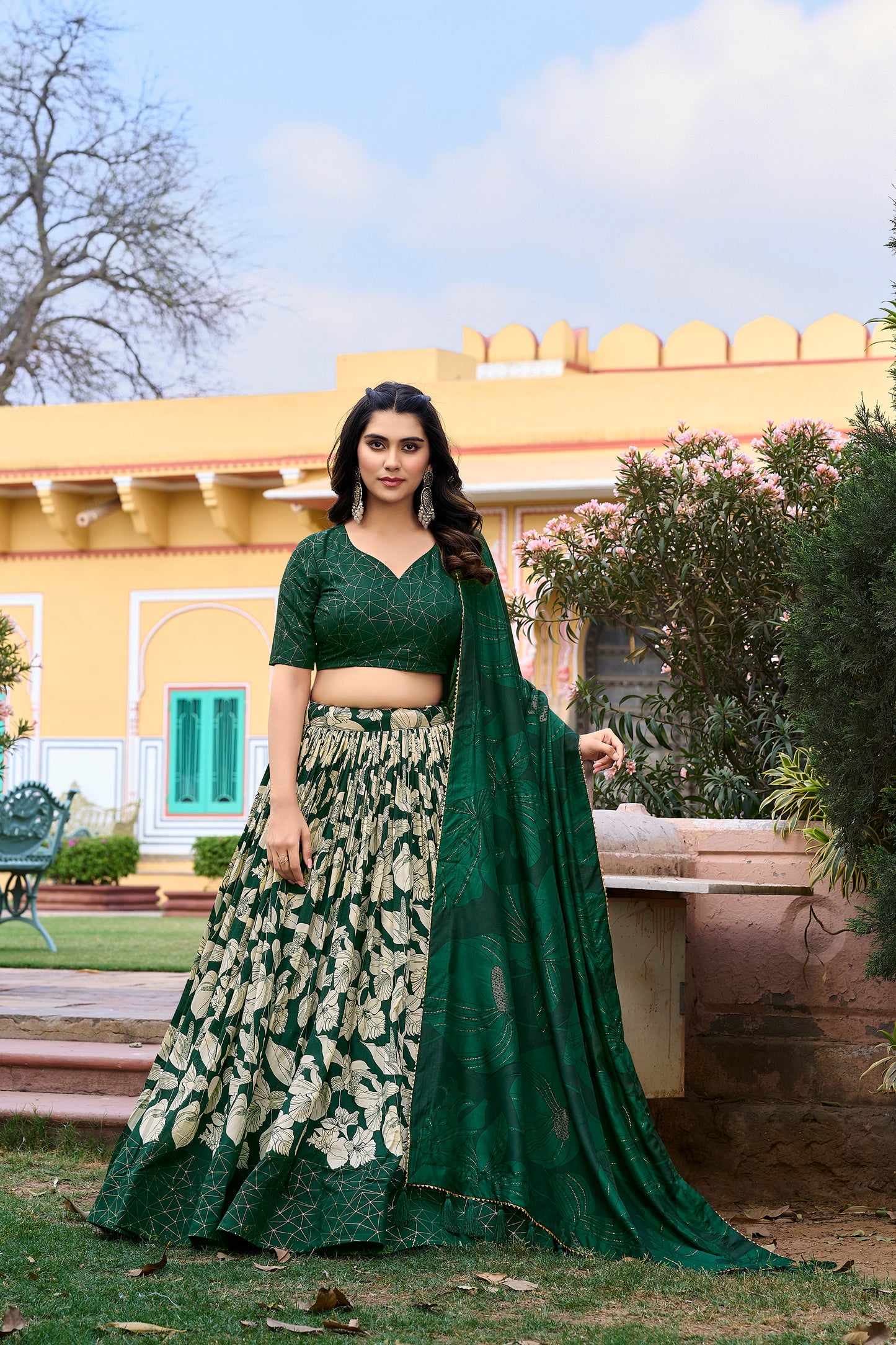 Regal Threads Tussar Silk Lehenga Choli