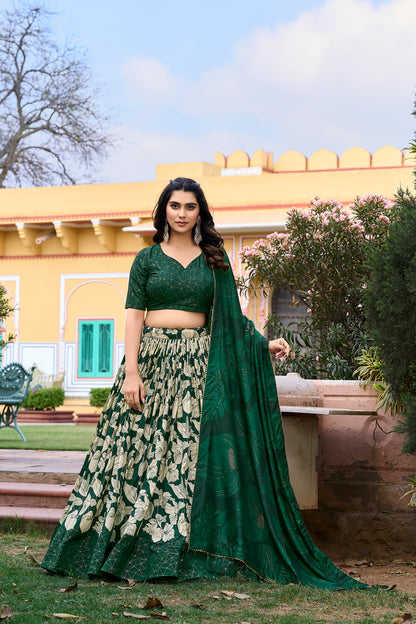 Regal Threads Tussar Silk Lehenga Choli