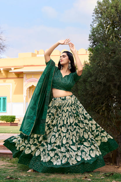 Regal Threads Tussar Silk Lehenga Choli