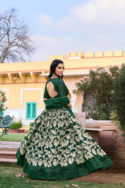 Regal Threads Tussar Silk Lehenga Choli