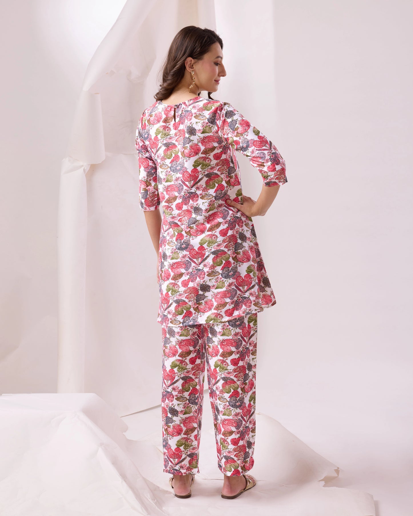 Designer Cotton Floral Printed Co-Ord Set