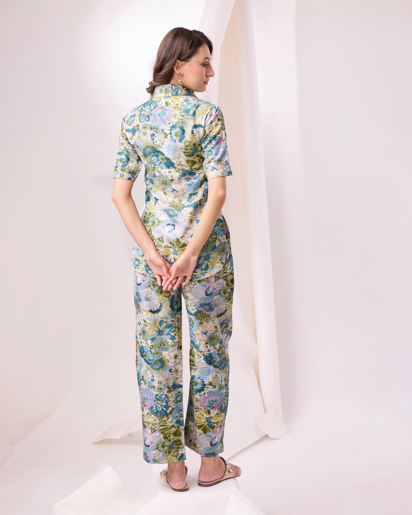 Designer Cotton Floral Printed Co-Ord Set