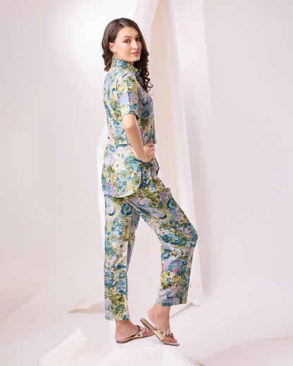 Designer Cotton Floral Printed Co-Ord Set