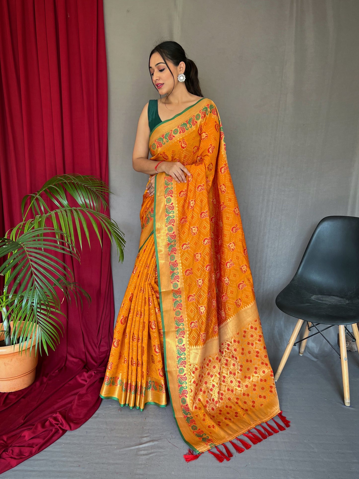 Festive Party Wear Silk Sarees