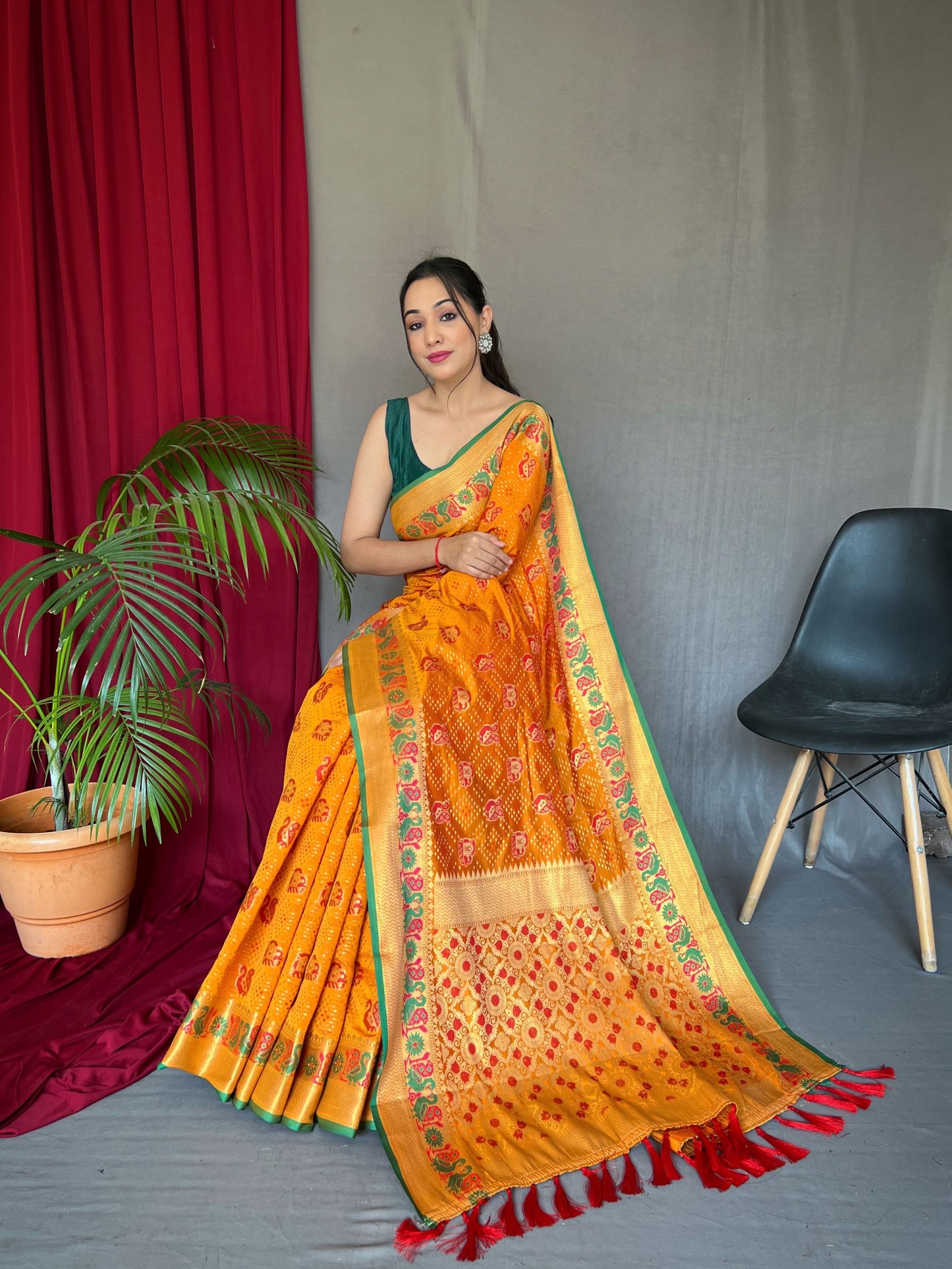 Festive Party Wear Silk Sarees