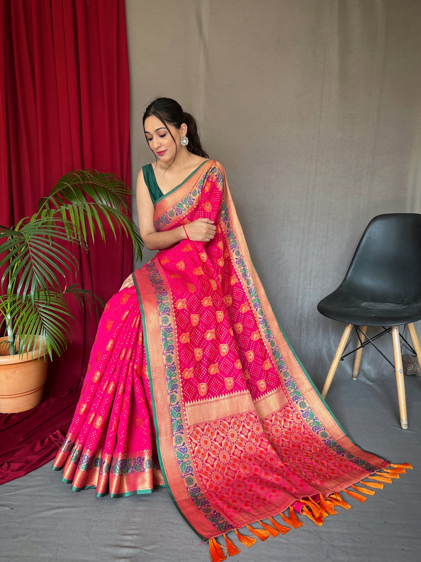 Festive Party Wear Silk Sarees