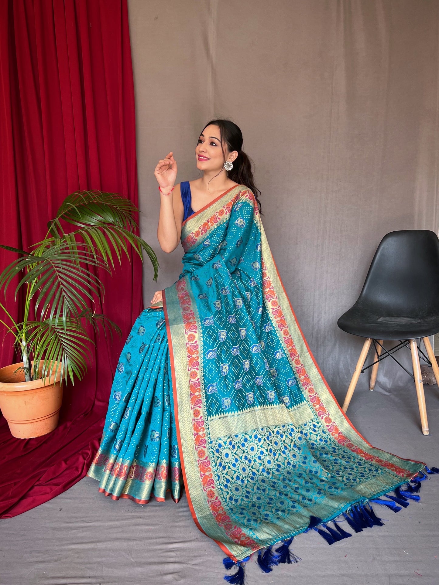 Festive Party Wear Silk Sarees