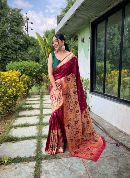 Silk Saree Selection For Party Goddess