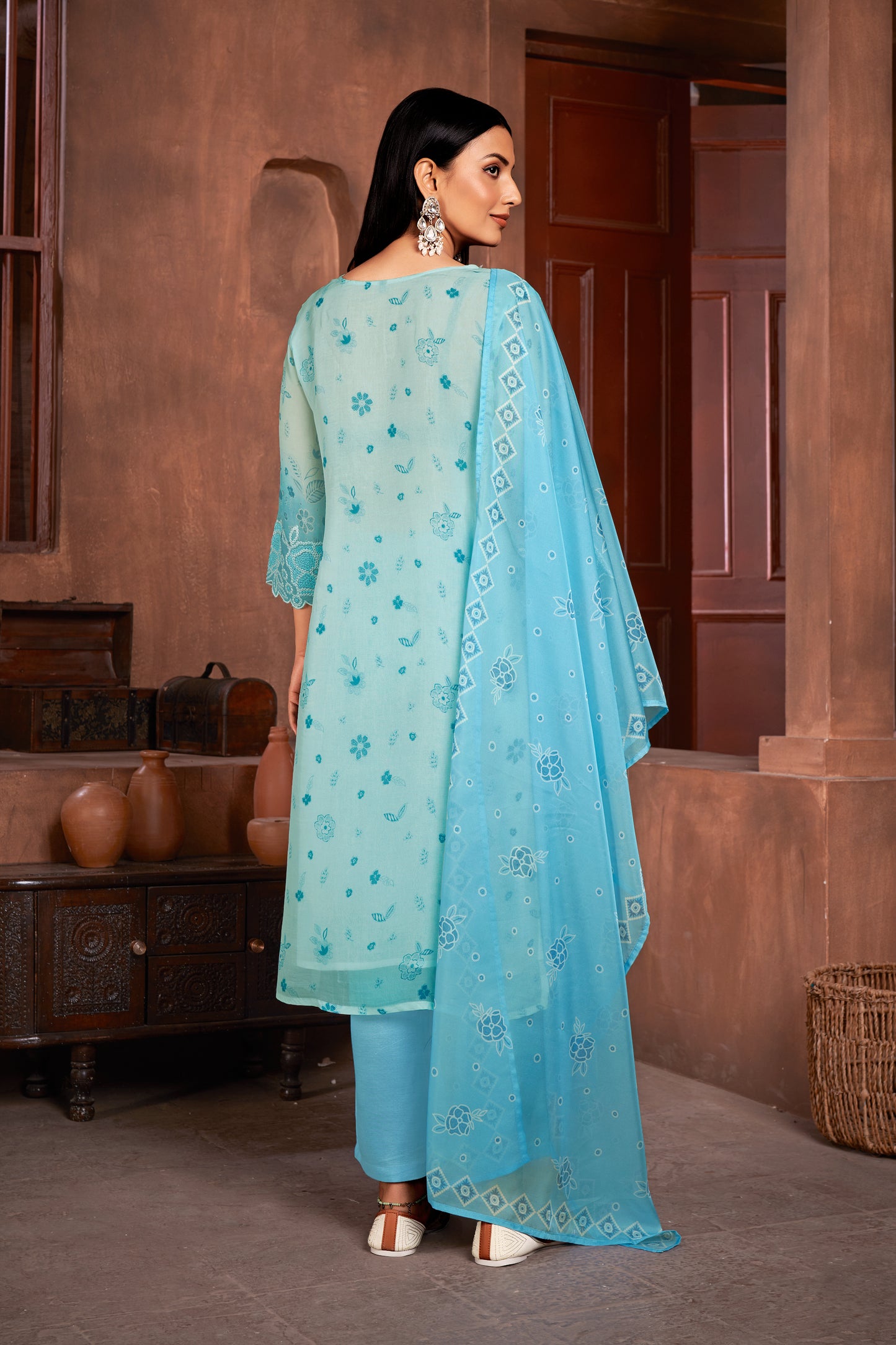 Pure Organza Designer Salwar Kameez