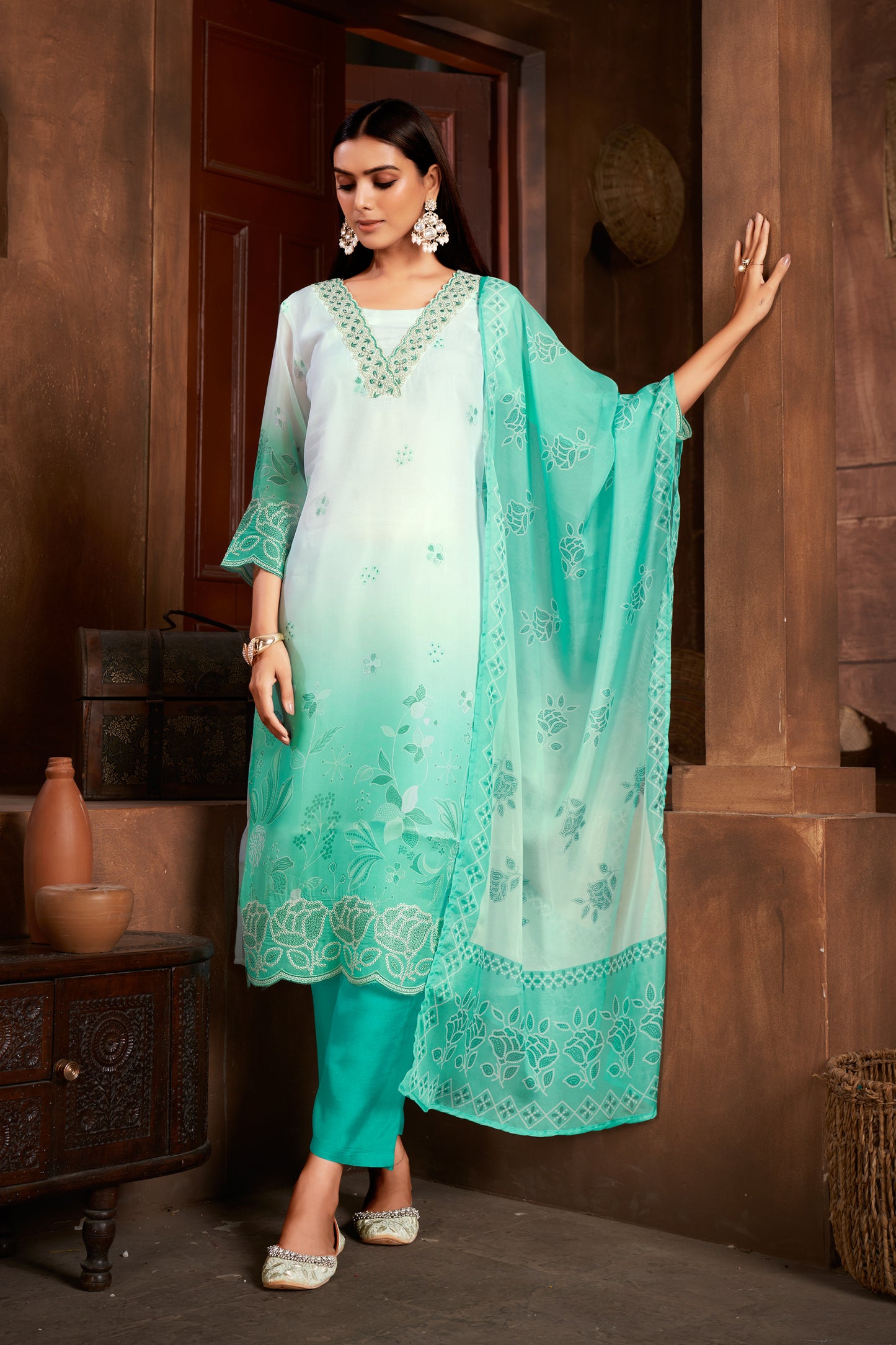 Pure Organza Designer Salwar Kameez