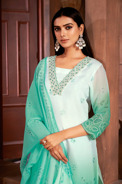 Pure Organza Designer Salwar Kameez