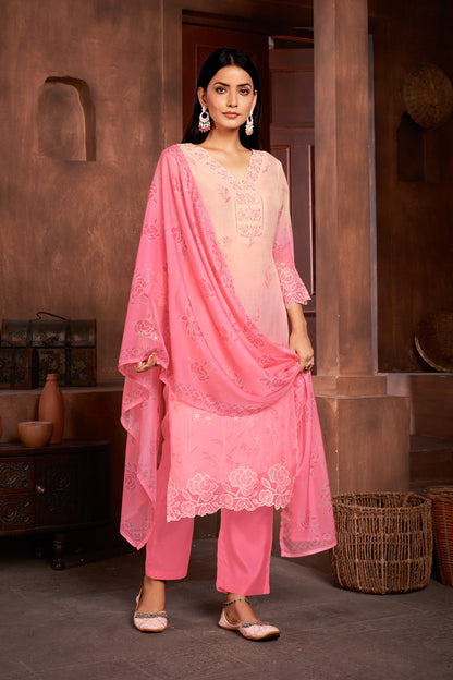 Pure Organza Readymade Kameez Pant