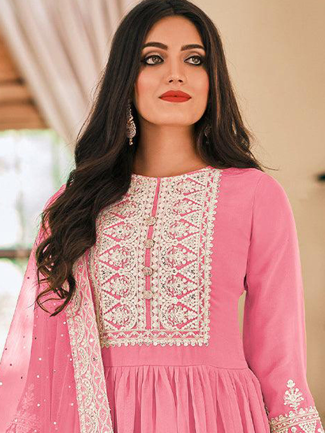 Palazzo Suit With Sequins Resham And Stone Work Party Wear