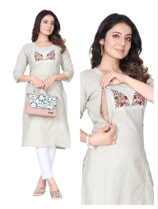 Launching New Maternity Feeding Kurti For Womens