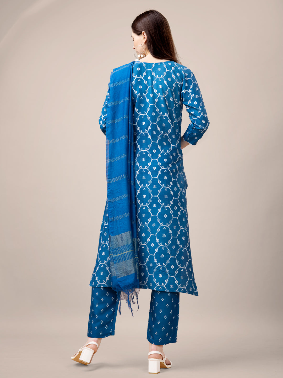 Ira Embroidered Straight Kurta Suit Set