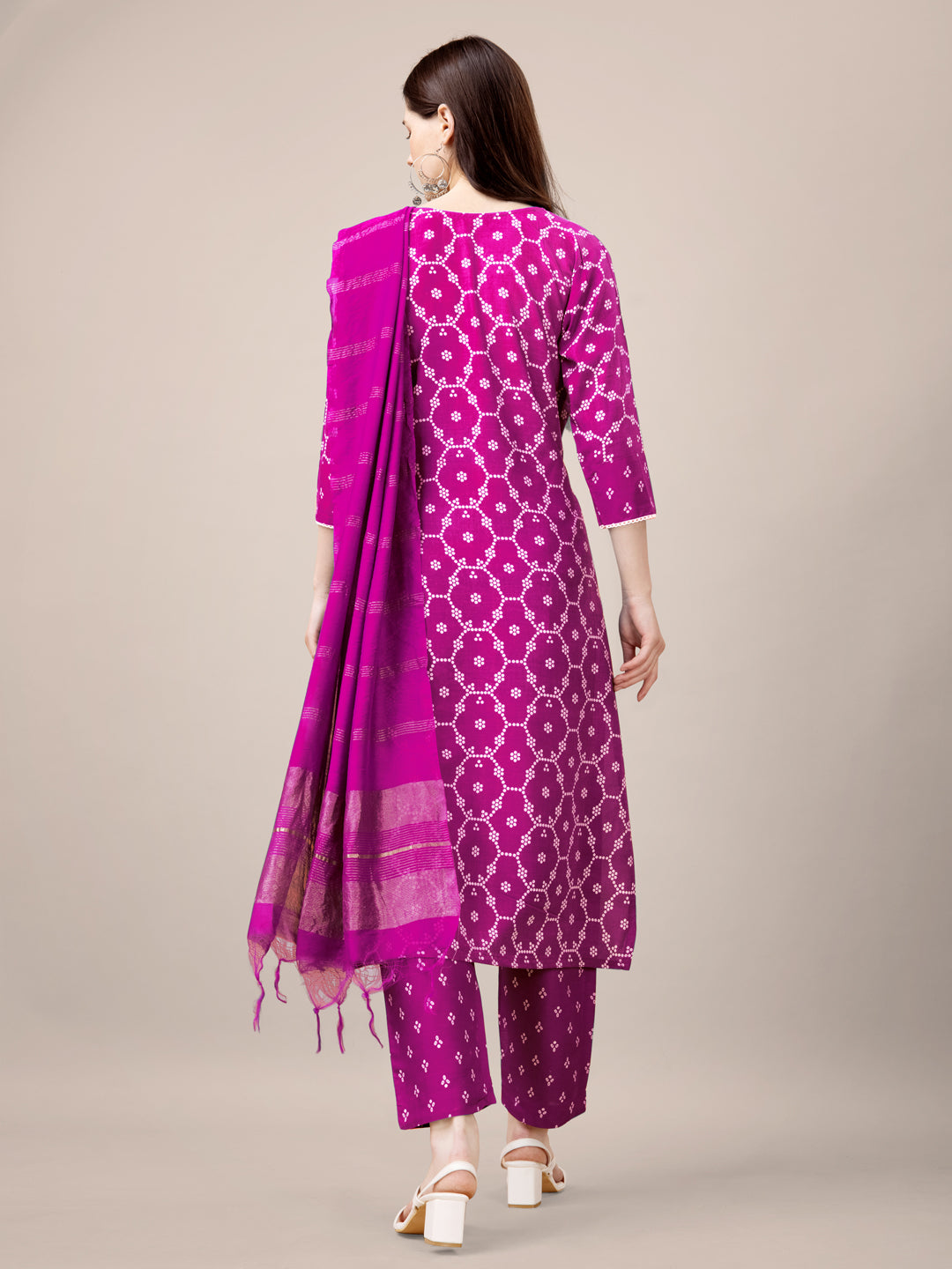 Ira Embroidered Straight Kurta Suit Set