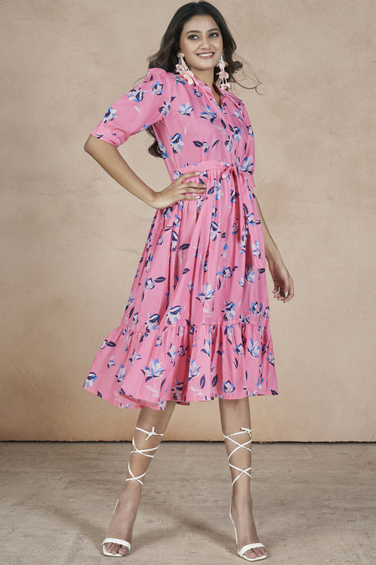 Floral Printed Readymade Maxi Dress