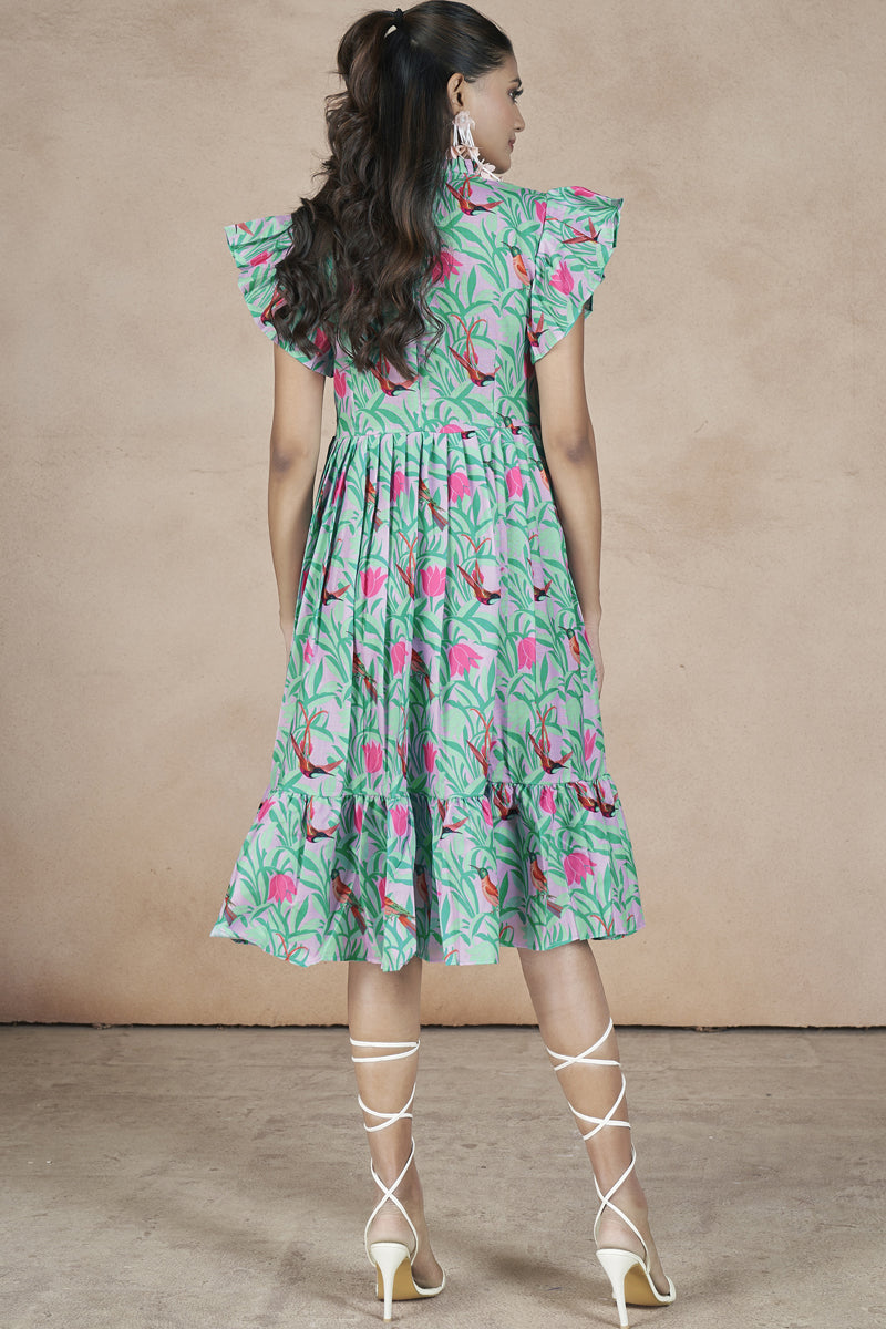 Floral Printed Readymade Maxi Dress