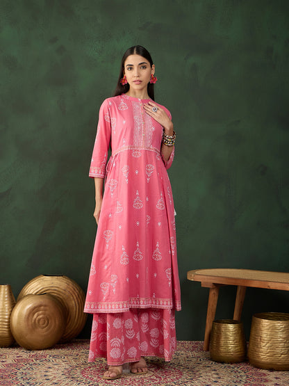 IRA Festive Wear Embroidered Suit Set