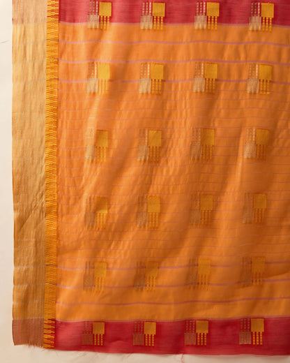 Woven Design Zari Silk Cotton Designer Kota Saree