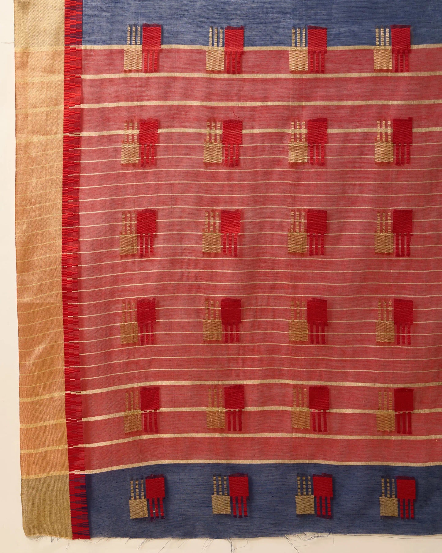 Woven Zari Silk Cotton Designer Kota Saree