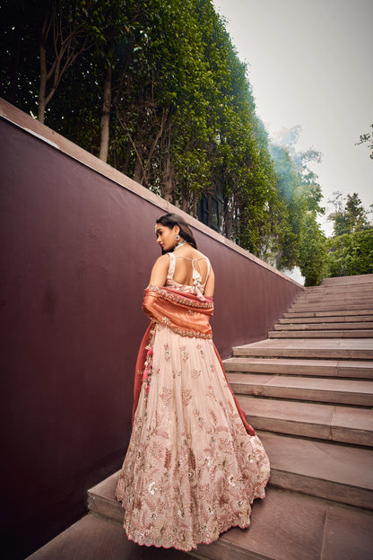 Sequins Work Wedding Wear Lehenga Choli