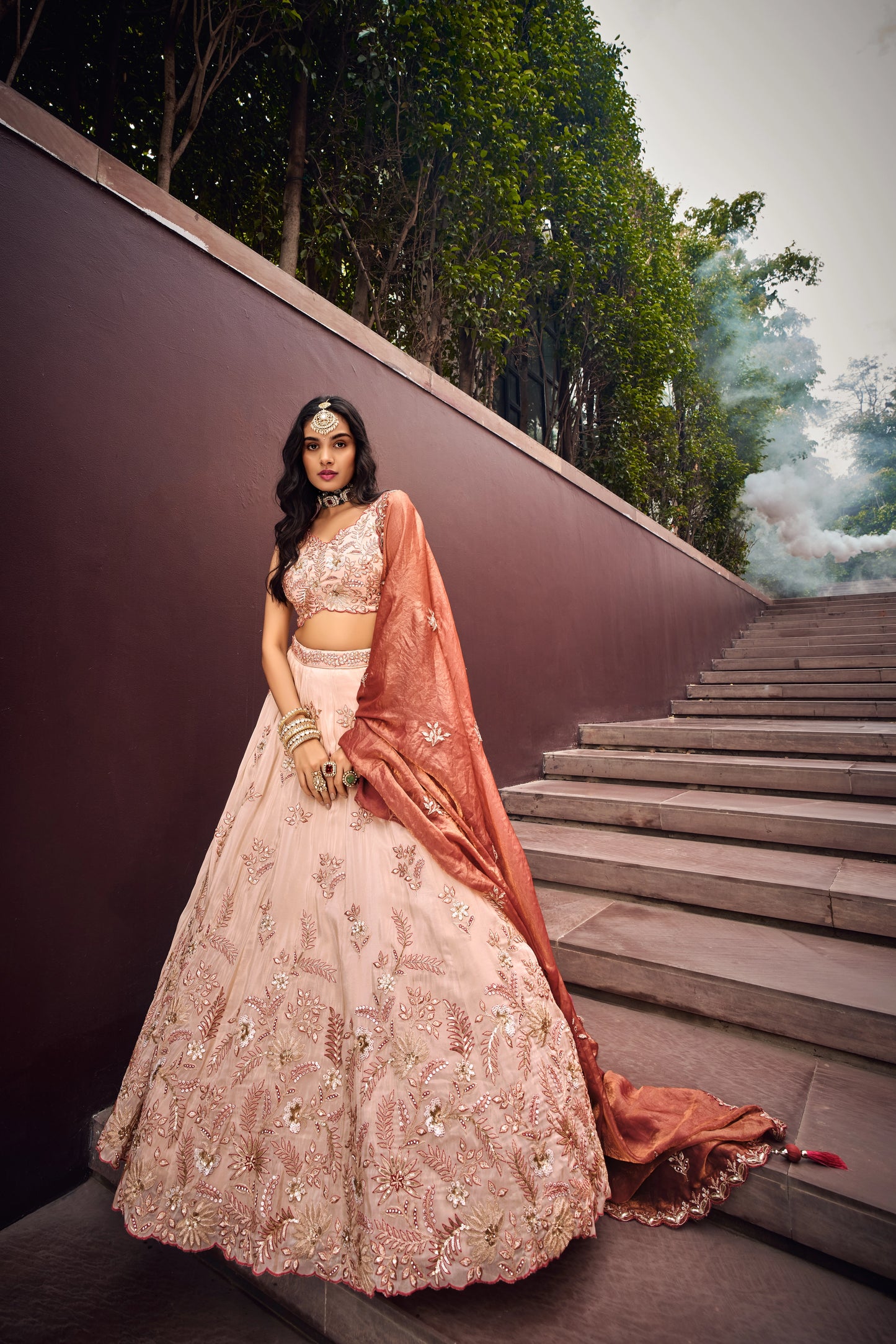 Sequins Work Wedding Wear Lehenga Choli