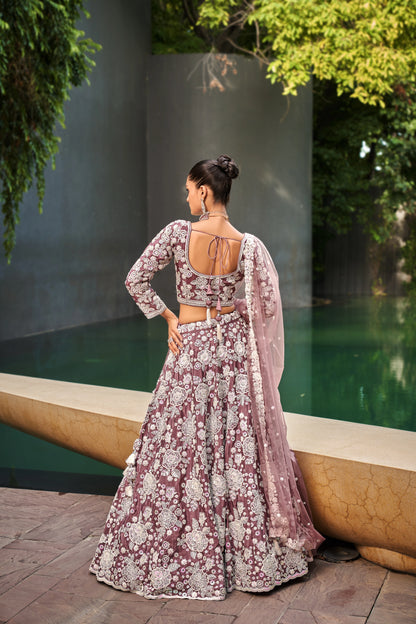 Sequins Work Wedding Wear Lehenga Choli