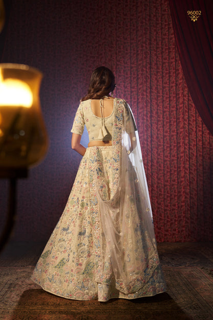 Silk Lehenga Choli For Weeding - 15027