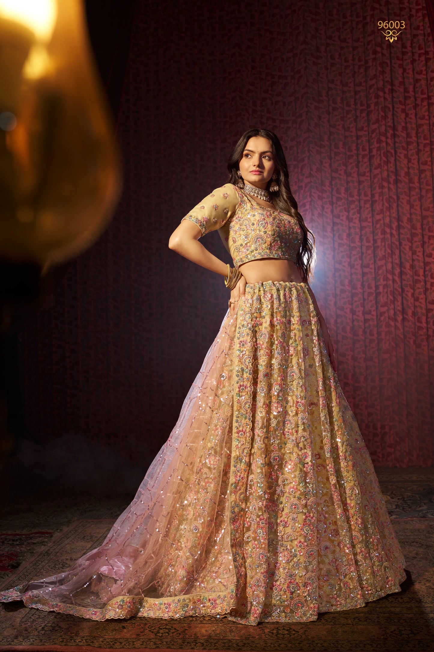 Silk Lehenga Choli For Weeding - 15027