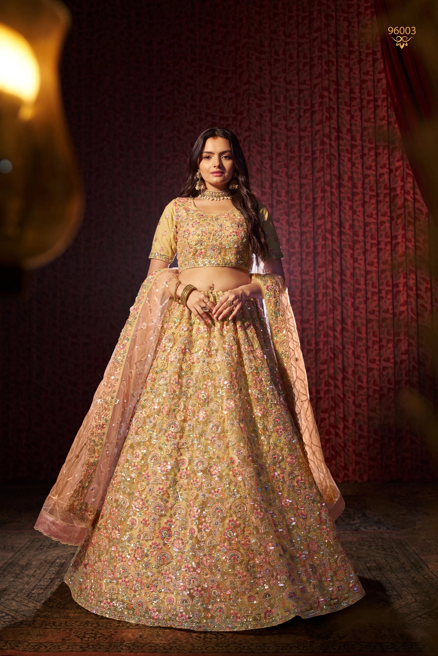 Silk Lehenga Choli For Weeding - 15027