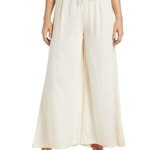 Amazon Brand - Myx Women's Flared Fit Palazzo in Rayon | Available in Plus Size