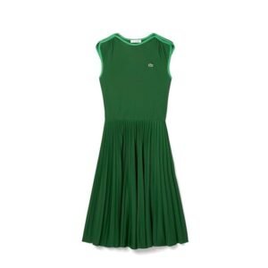 Lacoste Sleeveless Pleated Dress