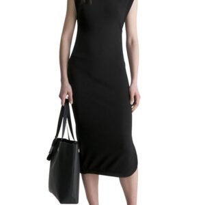 Calvin Klein Jeans Department3424 Cotton Blend Classic Knee-Length Dress